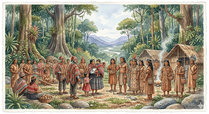Visual for prompt: What are some of the ways we can develop and progress indigenous culture for the future?